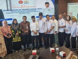 Pengurus Kadin dan Unja usaia penandatangani MoU